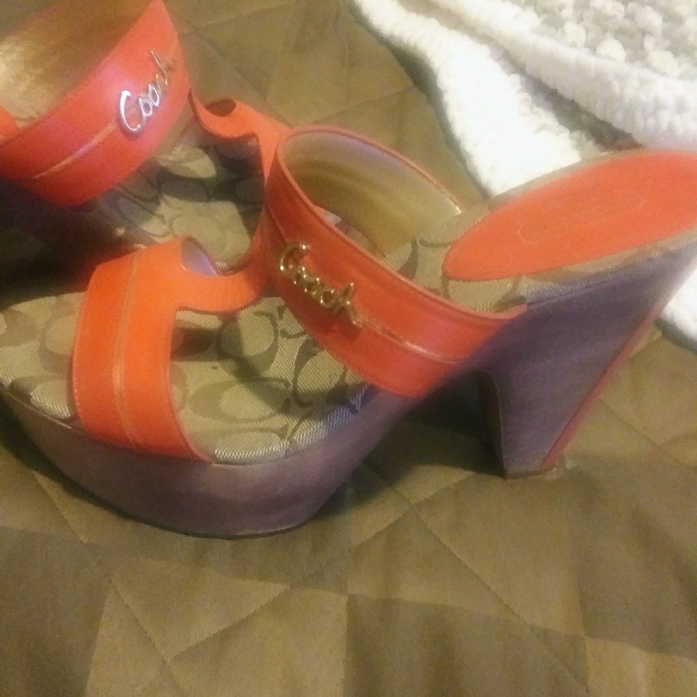 Coach clogs/ 9B
